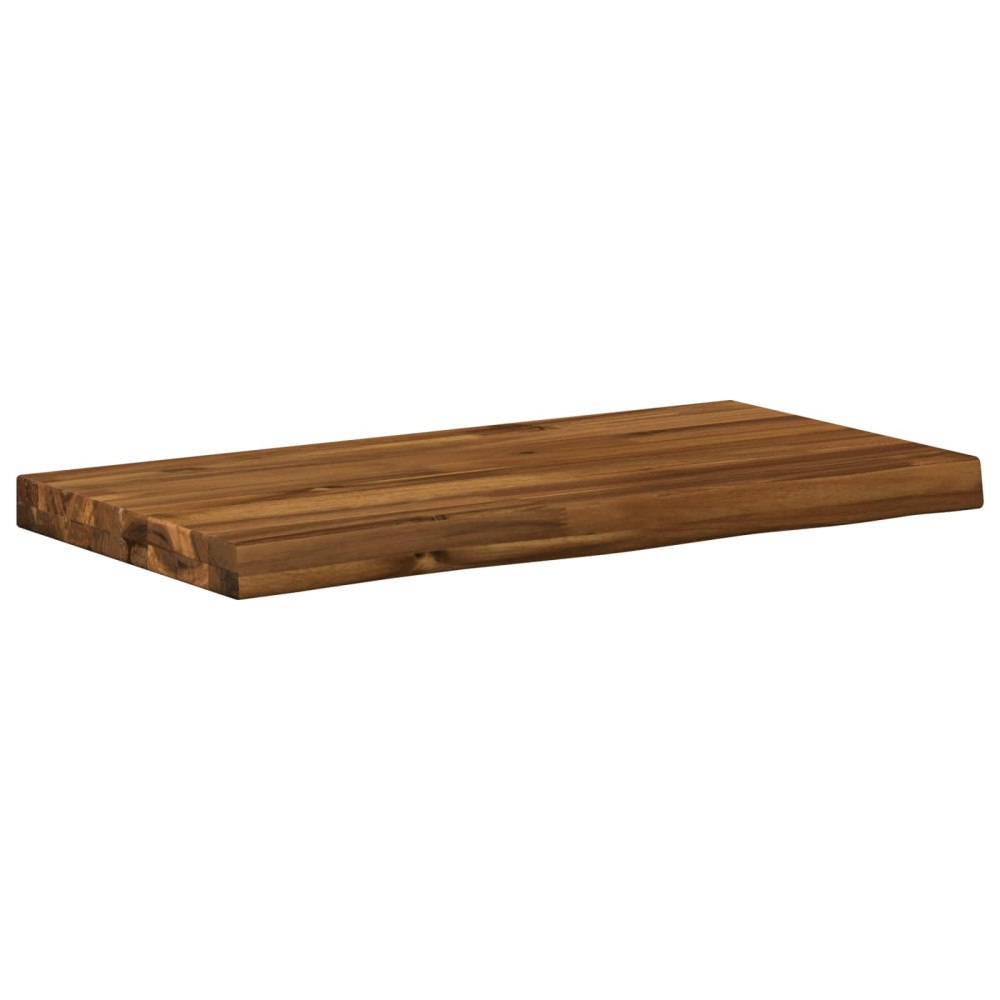 vidaXL Rektangulärt Bordsskiva 90 x 50 x 3,5 cm Rektangulär Naturlig