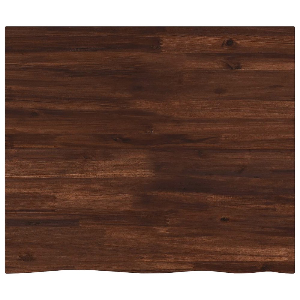 vidaXL Rektangulärt Bordsskiva 90 x 50 x 3,5 cm Rektangulär Mörkbrun