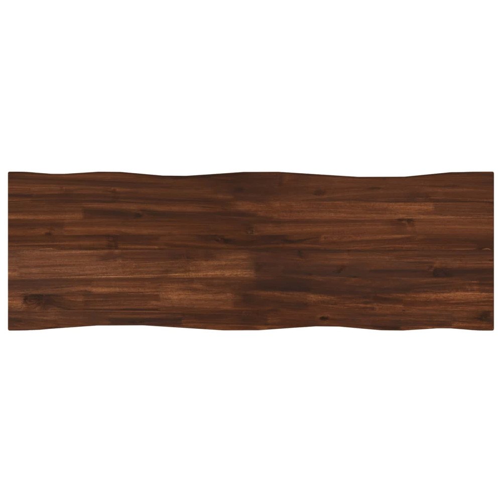 vidaXL Rektangulärt Bordsskiva 90 x 50 x 3,5 cm Rektangulär Mörkbrun