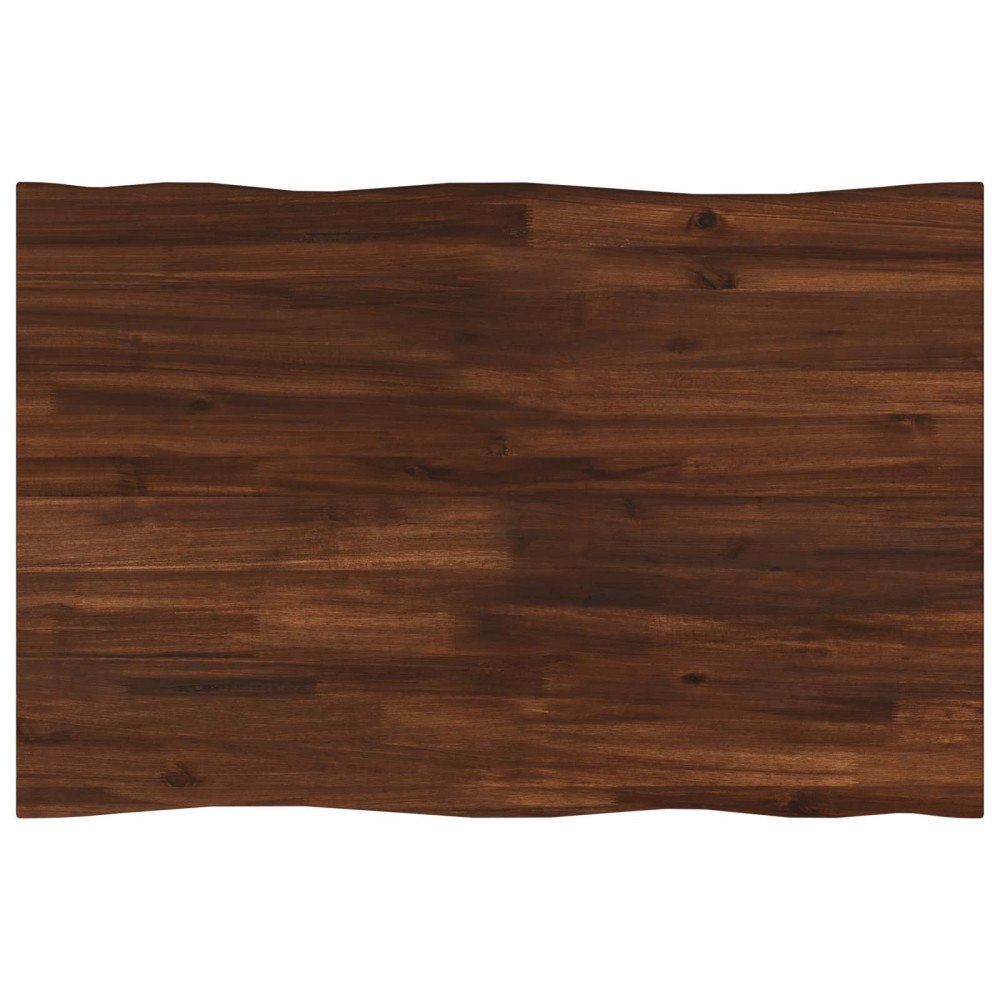 vidaXL Rektangulärt Bordsskiva 90 x 50 x 3,5 cm Rektangulär Mörkbrun