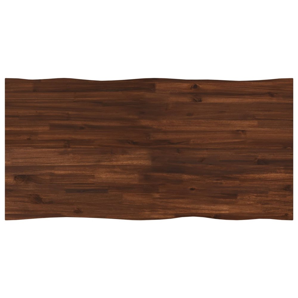 vidaXL Rektangulärt Bordsskiva 90 x 50 x 3,5 cm Rektangulär Mörkbrun