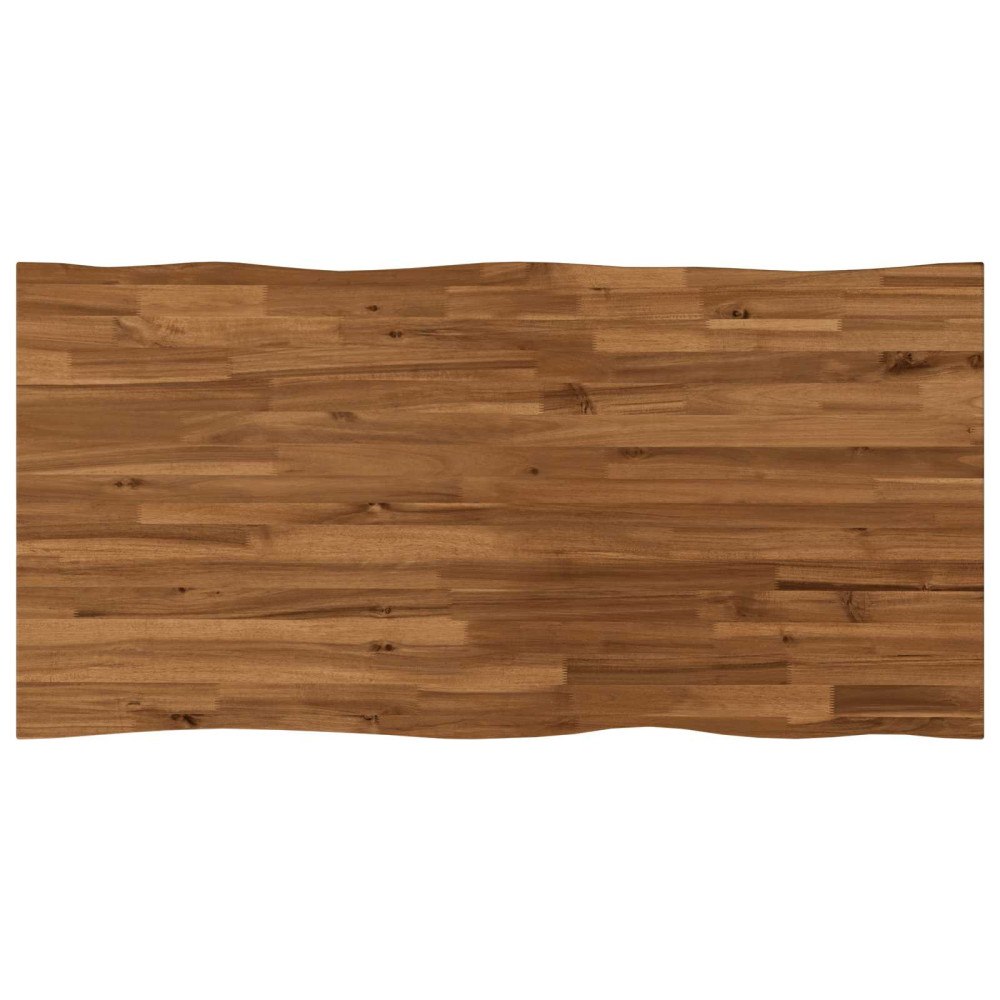 vidaXL Rektangulärt Bordsskiva 90 x 50 x 3,5 cm Rektangulär Naturlig