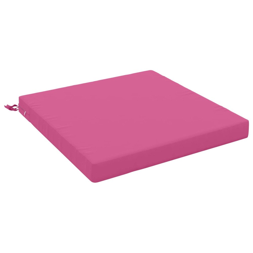 vidaXL 1-delad Sittdyna SOEST 100% Polyester Rosa 70 x 70 x 7 cm