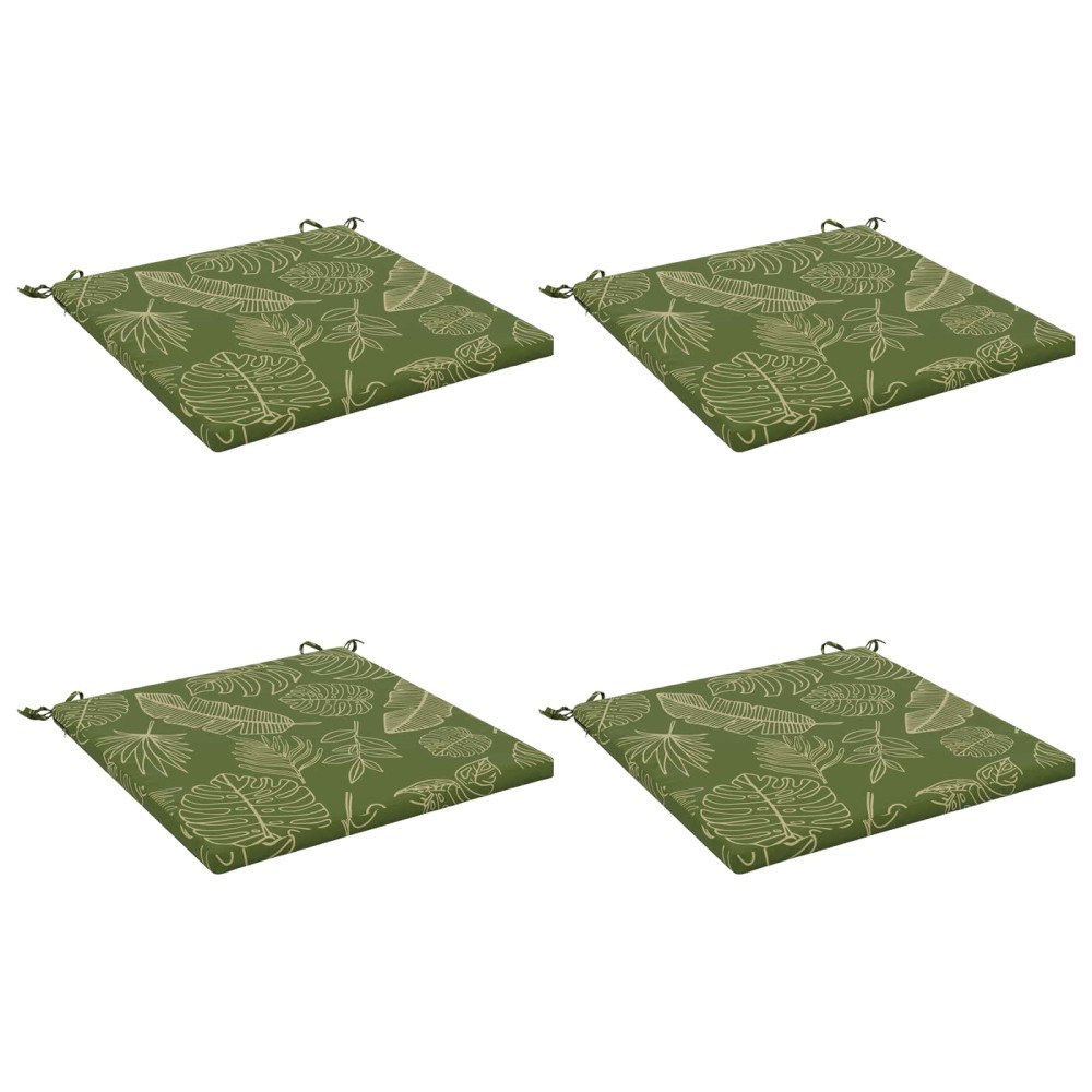 vidaXL 4-delade Sittdynor SOEST 4 st 100% Polyester Bladdesign