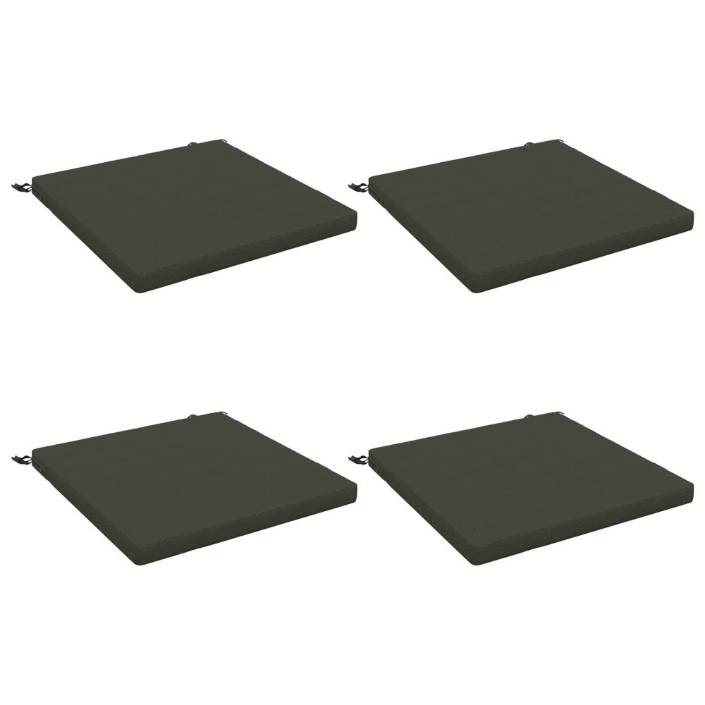 vidaXL 4-delade Sittdynor SOEST 4 st 100% Polyester Antracit