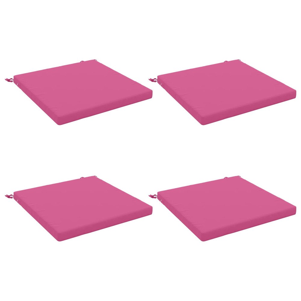 vidaXL 4-delade Sittdynor SOEST 4 st 100% Polyester Rosa