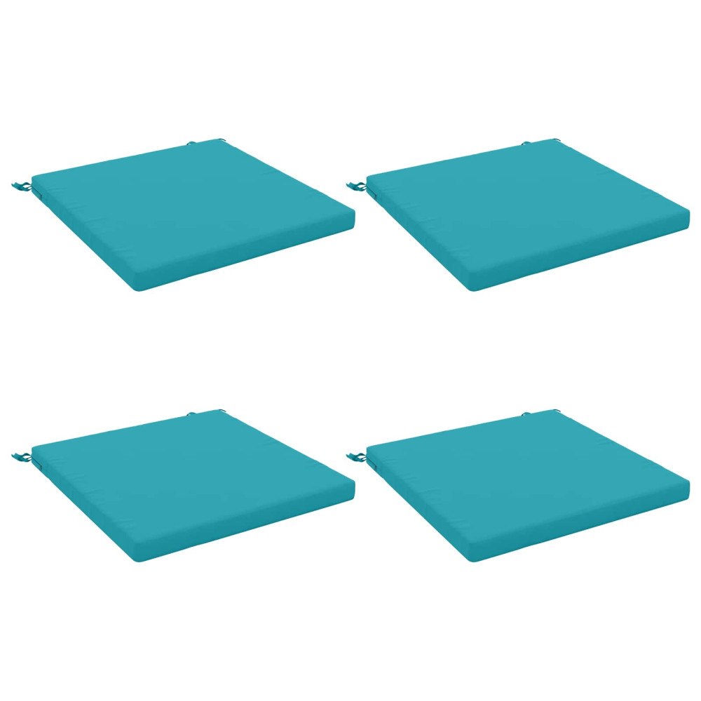 vidaXL 4-delade Sittdynor SOEST 4 st 100% Polyester Turkos