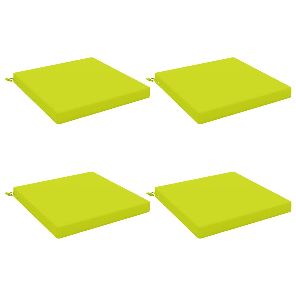 vidaXL 4-delade Sittdynor SOEST 4 st 100% Polyester Klart grön.
