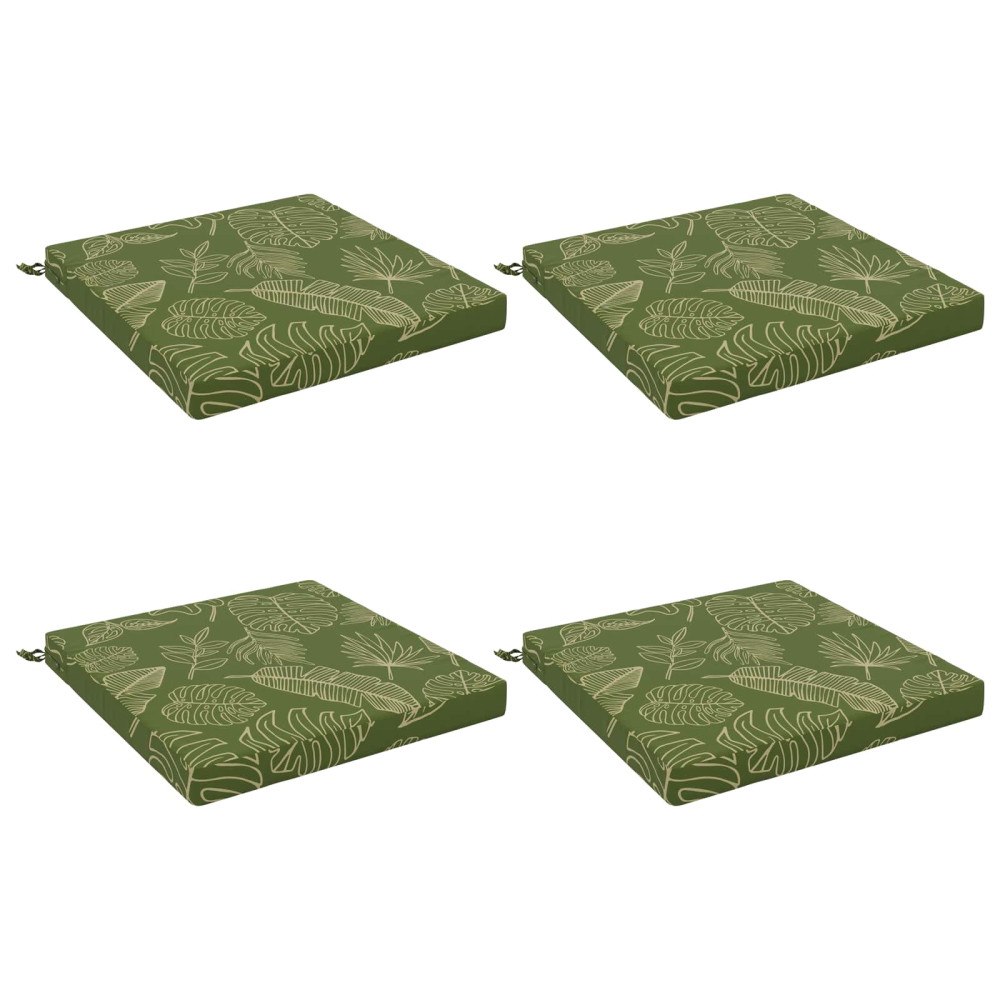 vidaXL 4-delade Sittdynor SOEST 4 st 100% Polyester Bladdesign