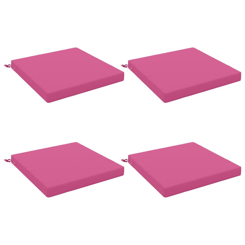 vidaXL 4-delade Sittdynor SOEST 4 st 100% Polyester Rosa