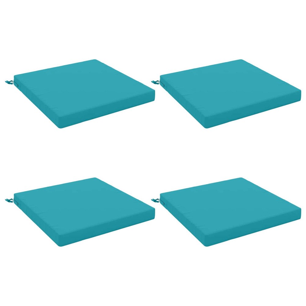 vidaXL 4-delade Sittdynor SOEST 4 st 100% Polyester Turkos