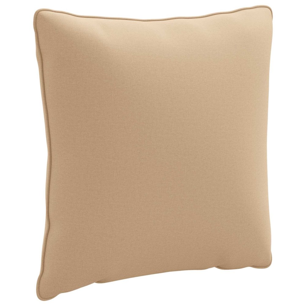 vidaXL 1-delad ryggkudde PUTTEN 100% Polyester Sand 40 x 40 x 15 cm