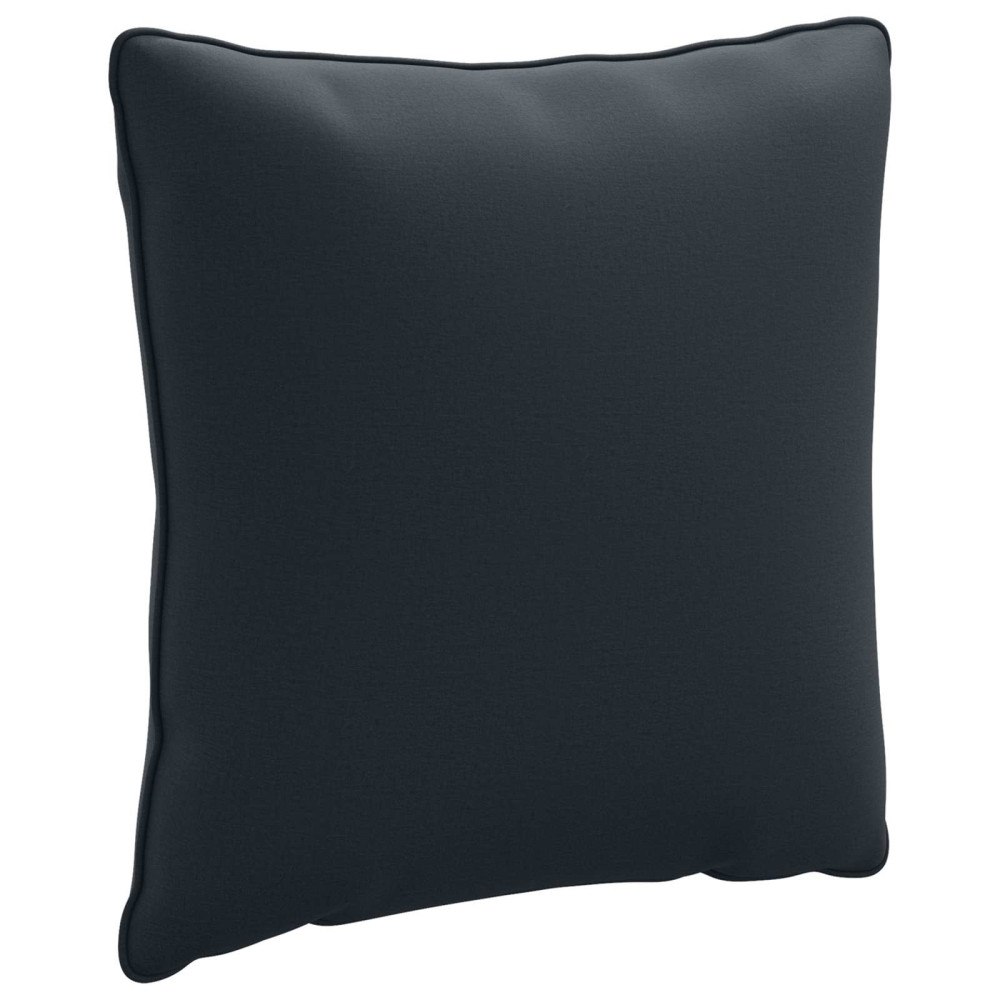 vidaXL 1-delad ryggkudde PUTTEN 100% Polyester Mörkblå 40 x 40 x 15 cm