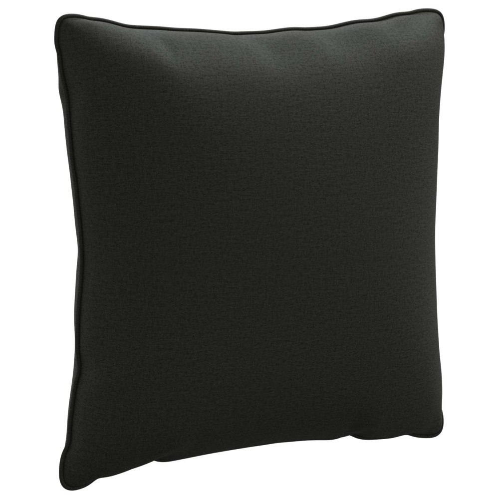 vidaXL 1-delad ryggkudde PUTTEN 100% Polyester Svart 40 x 40 x 15 cm