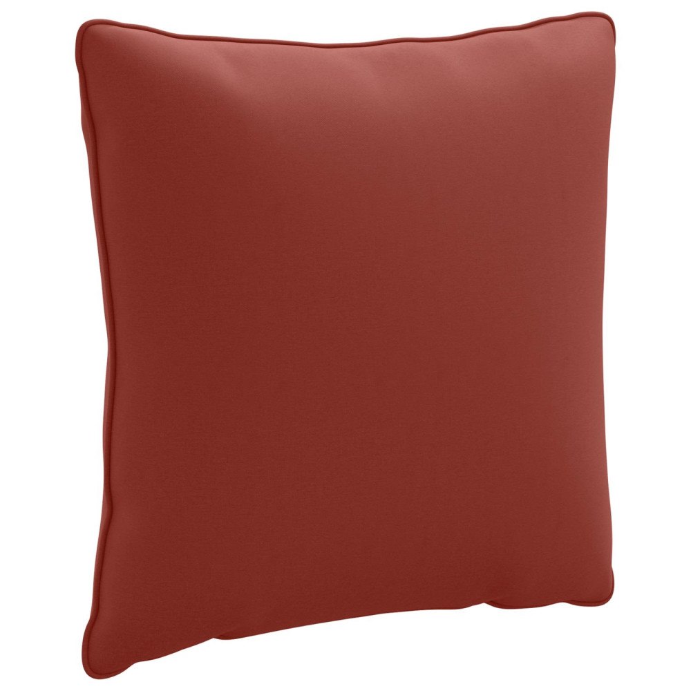 vidaXL 1-delad ryggkudde PUTTEN 100% Polyester Röd 40 x 40 x 15 cm