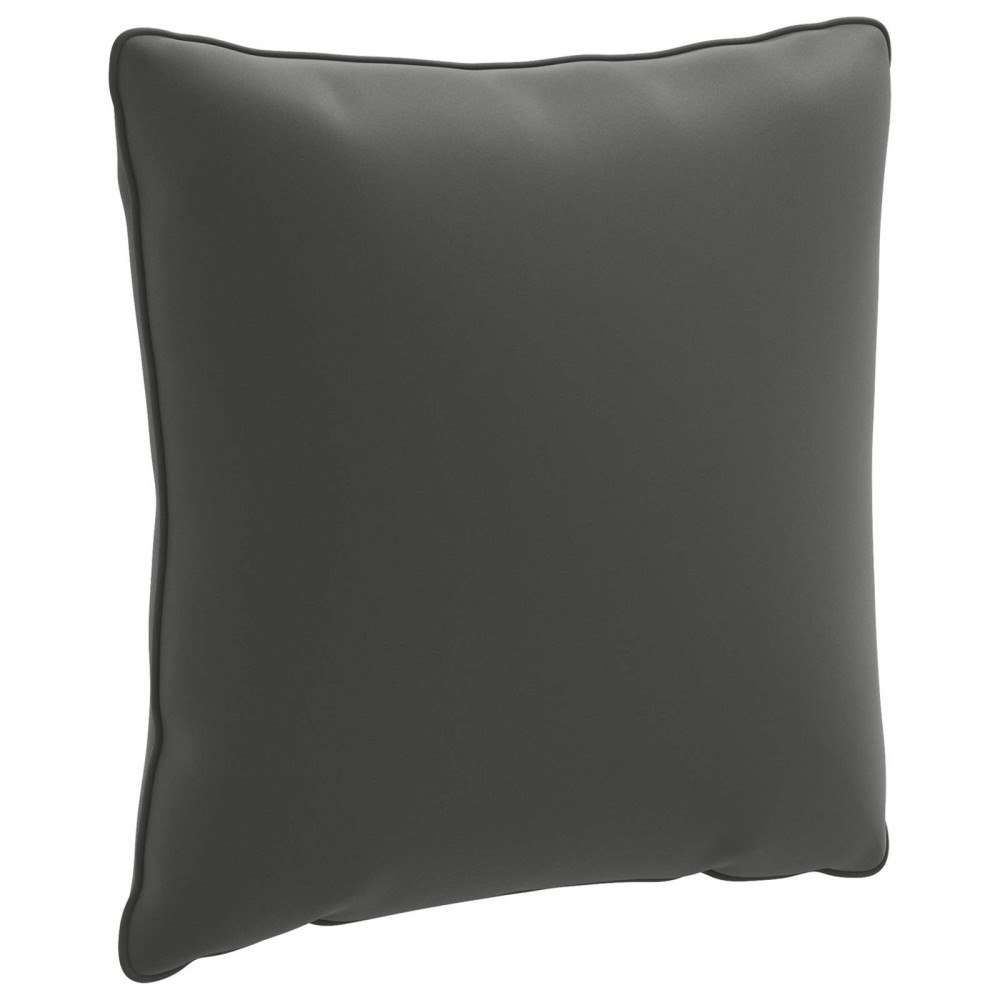 vidaXL 1-delad ryggkudde PUTTEN 100% Polyester Antracit