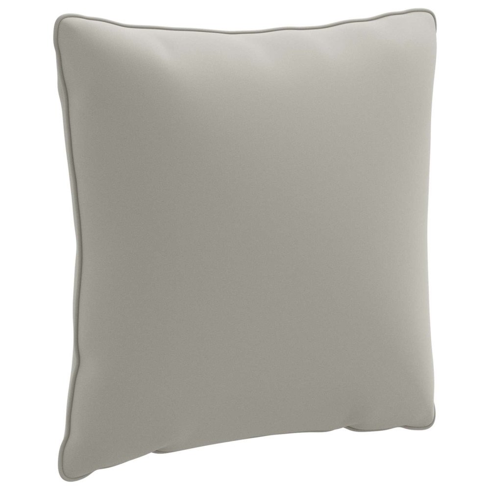 vidaXL 1-delad ryggkudde PUTTEN 100% Polyester Grå 40 x 40 x 15 cm