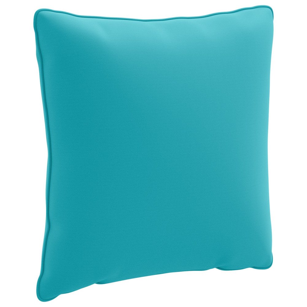 vidaXL 1-delad ryggkudde PUTTEN 100% Polyester Turkos 40 x 40 x 15 cm