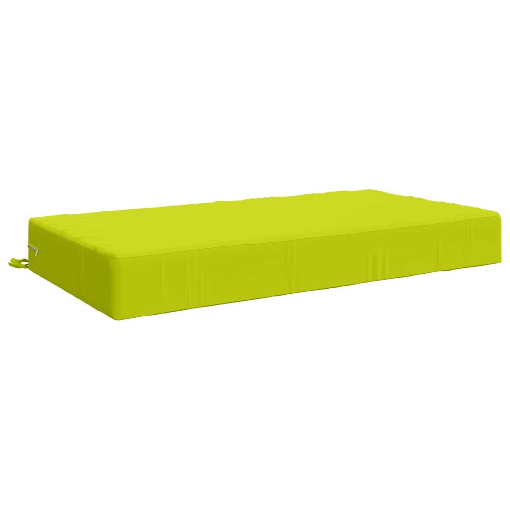 vidaXL Sittkudde SOEST 100% Polyester Ljusgrön 120 x 60 x 15 cm
