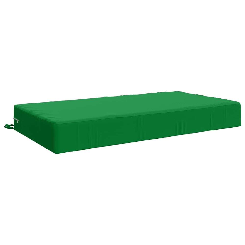 vidaXL Sittkudde SOEST 100% Polyester Grön 120 x 60 x 15 cm