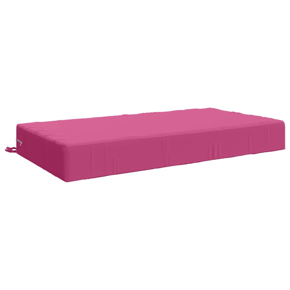 vidaXL Sittkudde SOEST 100% Polyester Rosa 120 x 60 x 15 cm