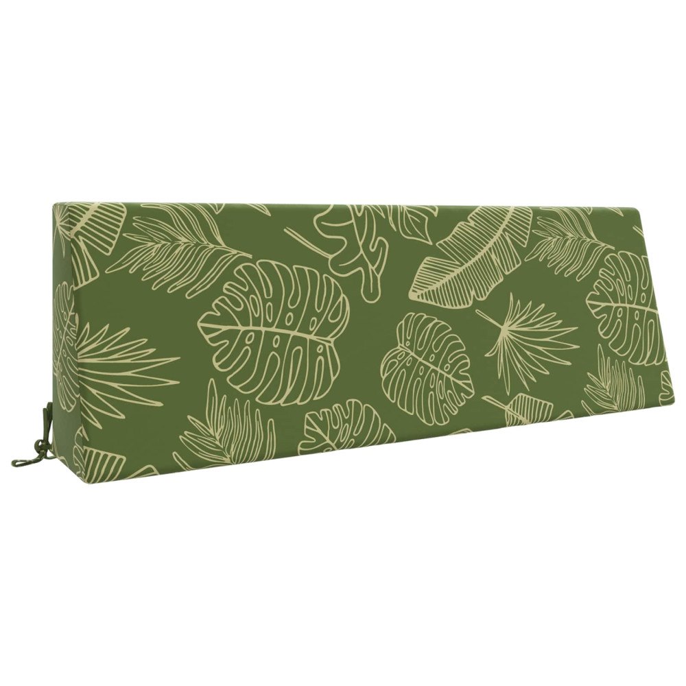 vidaXL Ryggkudde SOEST 100% Polyester Blad-design 120 x 20 x 40 cm