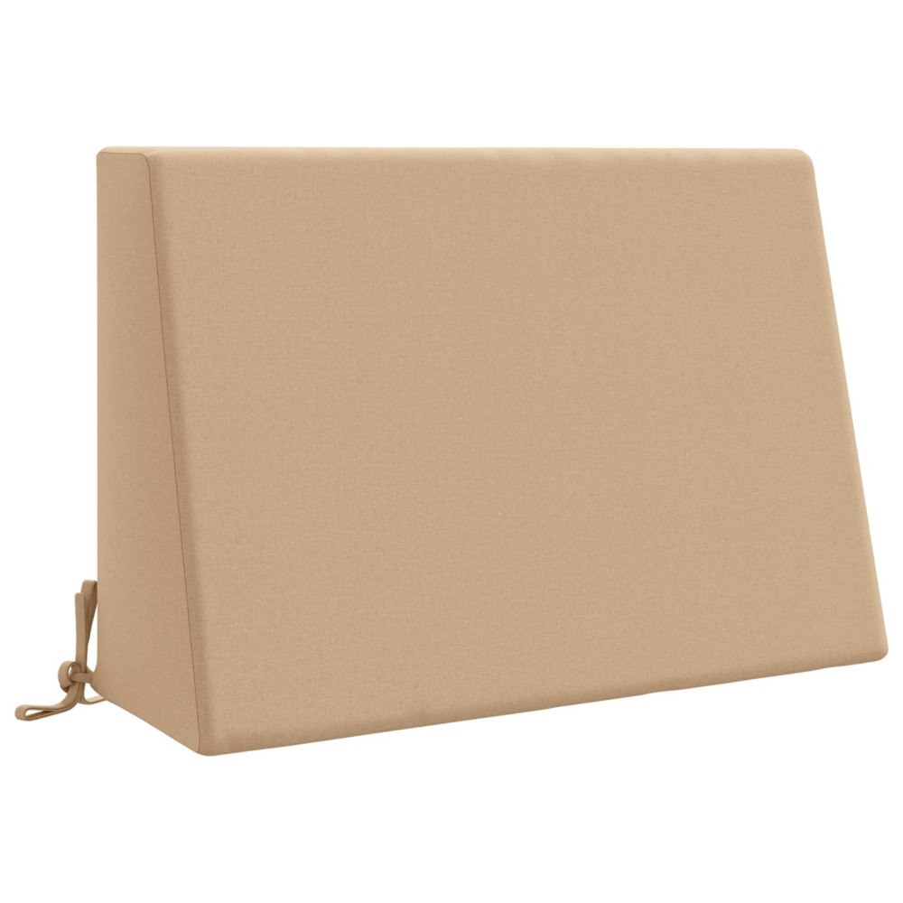 vidaXL Ryggkudde SOEST 100% Polyester Sand 60 x 20 x 40 cm