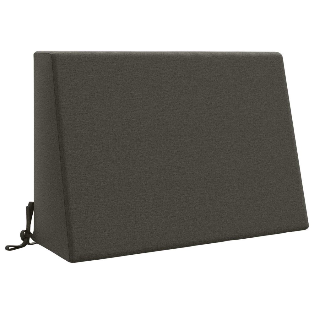 vidaXL Ryggkudde SOEST 100% Polyester Antracit 60 x 20 x 40 cm