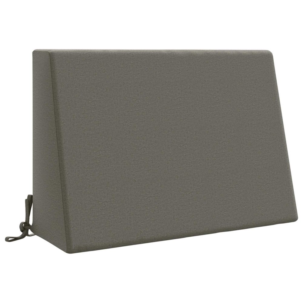 vidaXL Ryggkudde SOEST 100% Polyester Grå 60 x 20 x 40 cm