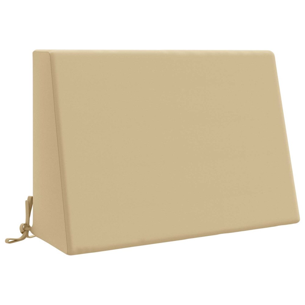 vidaXL Ryggkudde SOEST 100% Polyester Beige 60 x 20 x 40 cm