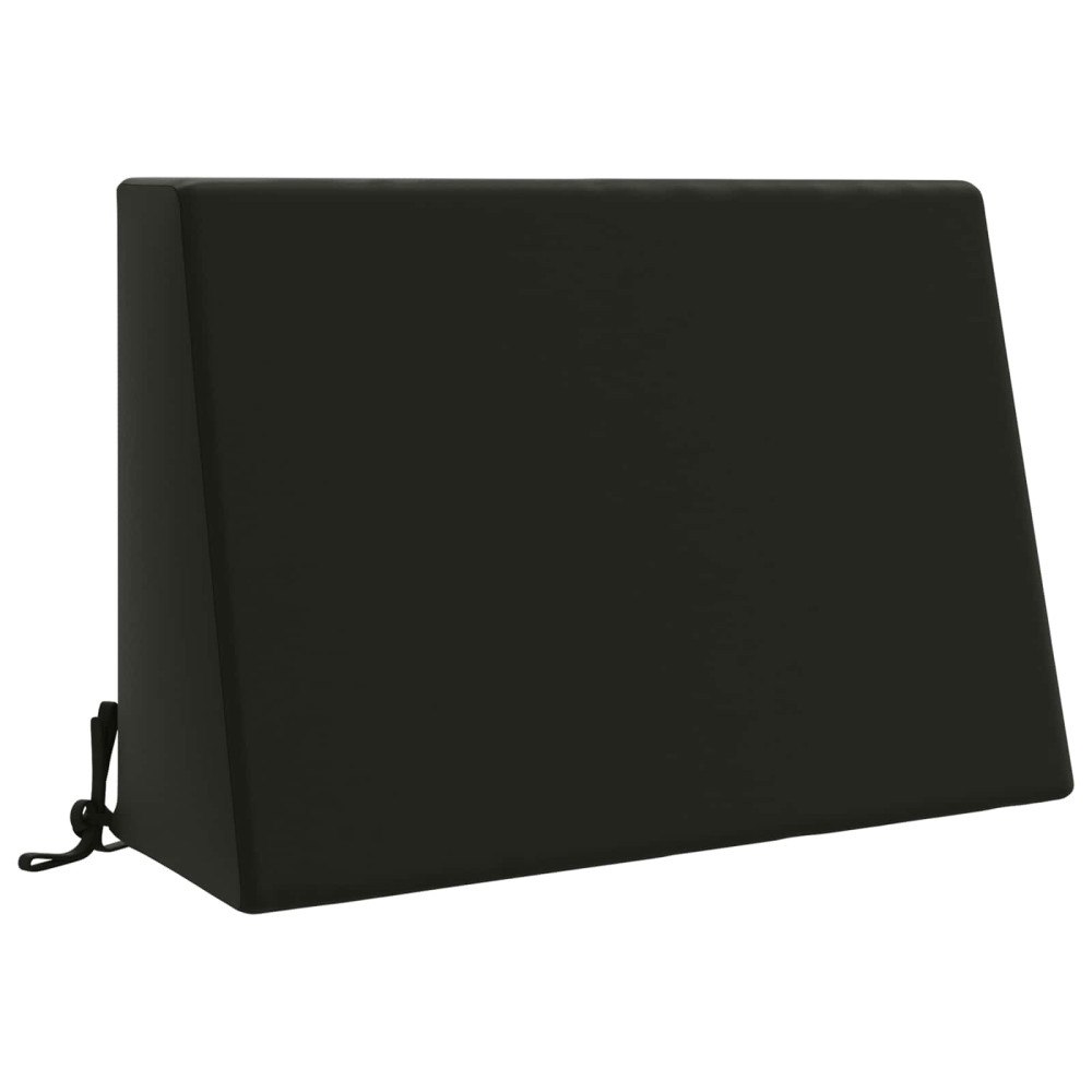 vidaXL Ryggkudde SOEST 100% Polyester Svart 60 x 20 x 40 cm