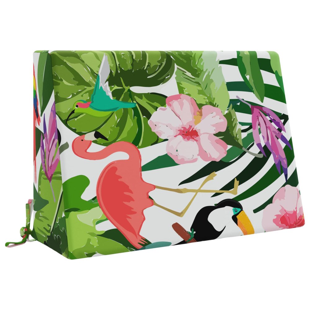 vidaXL Ryggkudde SOEST 100% Polyester Flerfärgsdesign 60 x 20 x 40 cm