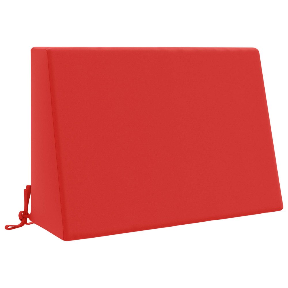 vidaXL Ryggkudde SOEST 100% Polyester Röd 60 x 20 x 40 cm