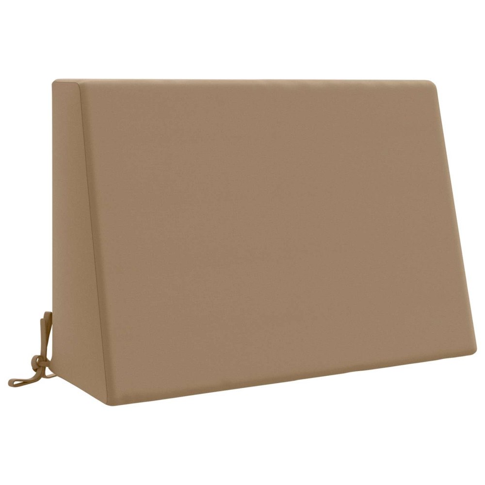 vidaXL Ryggkudde SOEST 100% Polyester Taupe 60 x 20 x 40 cm