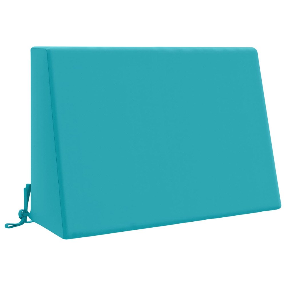 vidaXL Ryggkudde SOEST 100% Polyester Turkos 60 x 20 x 40 cm
