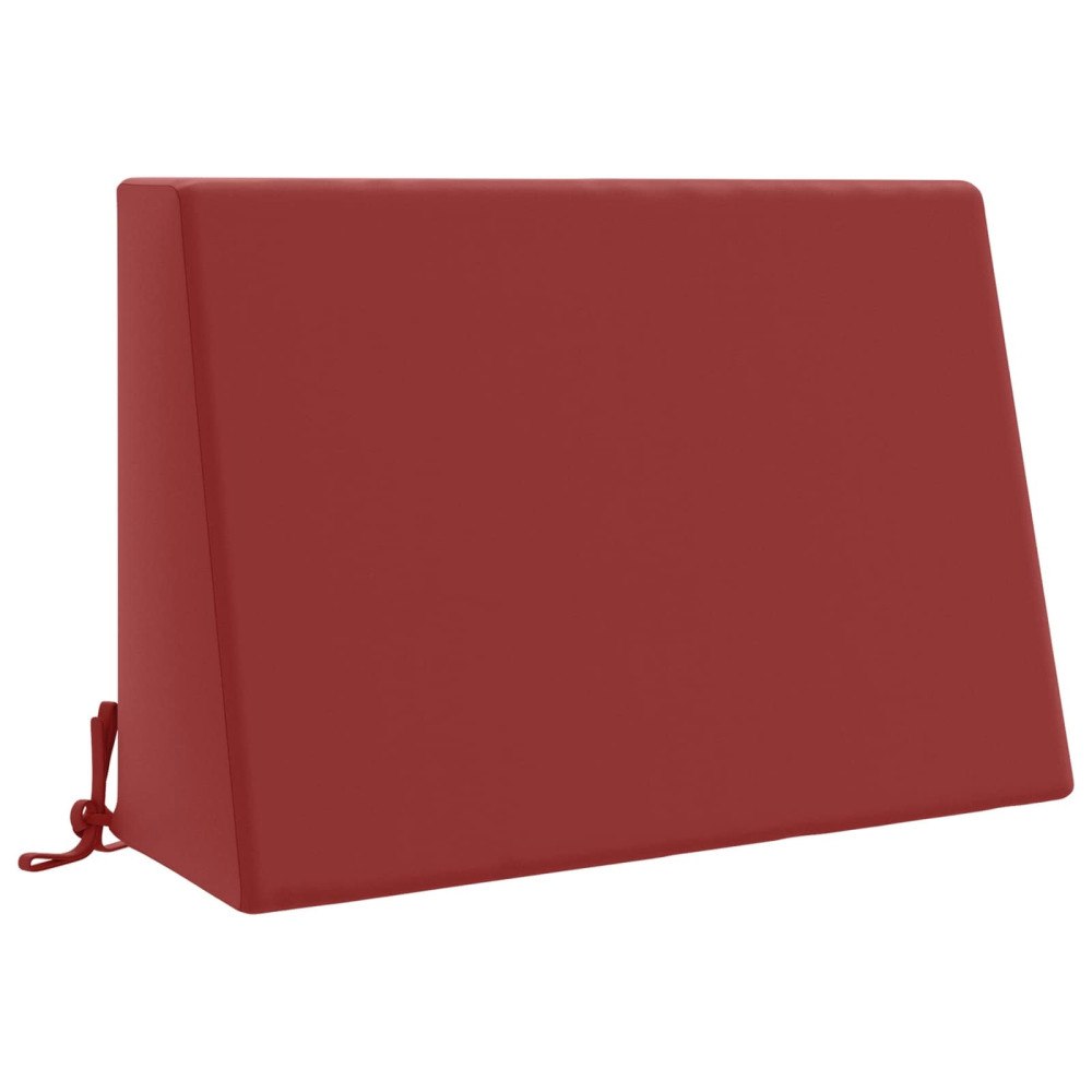 vidaXL Ryggkudde SOEST 100% Polyester Vinröd 60 x 20 x 40 cm