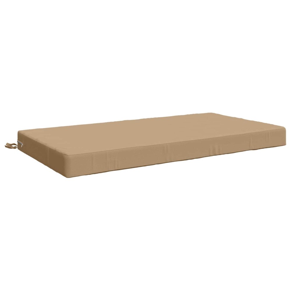 vidaXL Sittkudde SOEST 100% Polyester Sand 120 x 60 x 10 cm