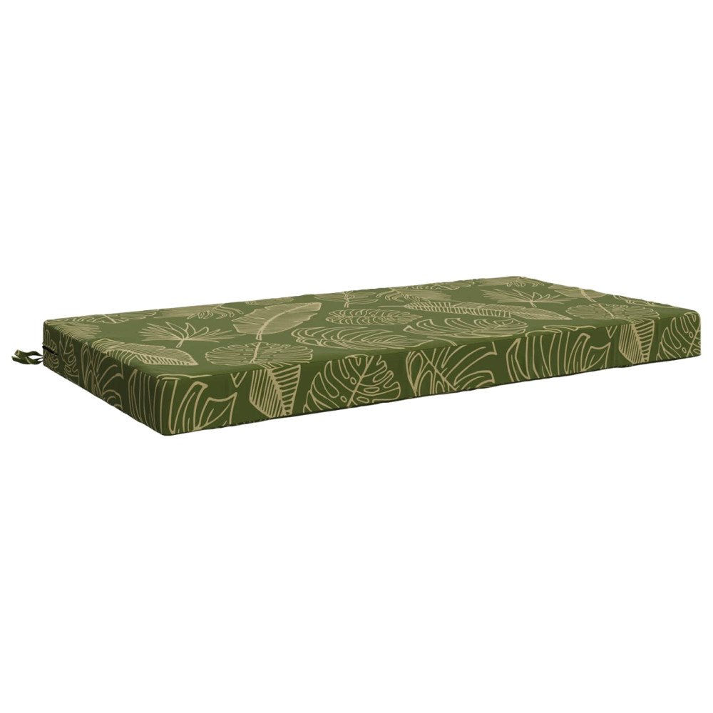 vidaXL Sittkudde SOEST 100% Polyester Bladdesign 120 x 60 x 10 cm