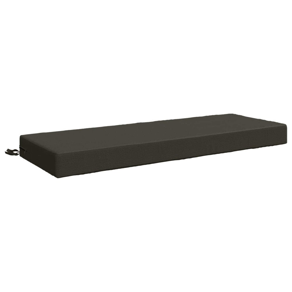 vidaXL Sittkudde SOEST 100% Polyester Antracit 120 x 40 x 10 cm