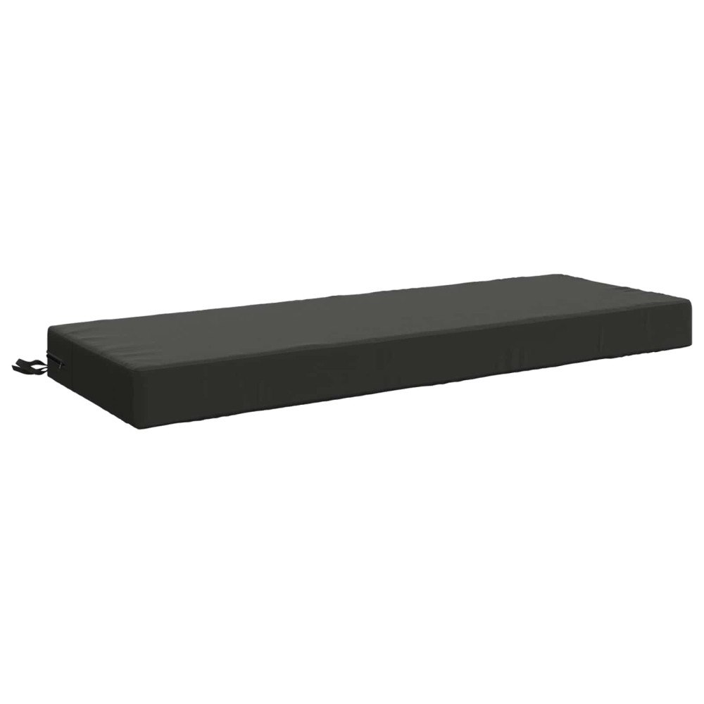 vidaXL Sittkudde SOEST 100% Polyester Antracit 120 x 40 x 10 cm