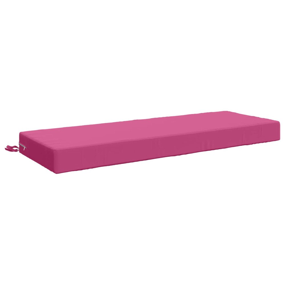 vidaXL Sittkudde SOEST 100% Polyester Rosa 120 x 40 x 10 cm