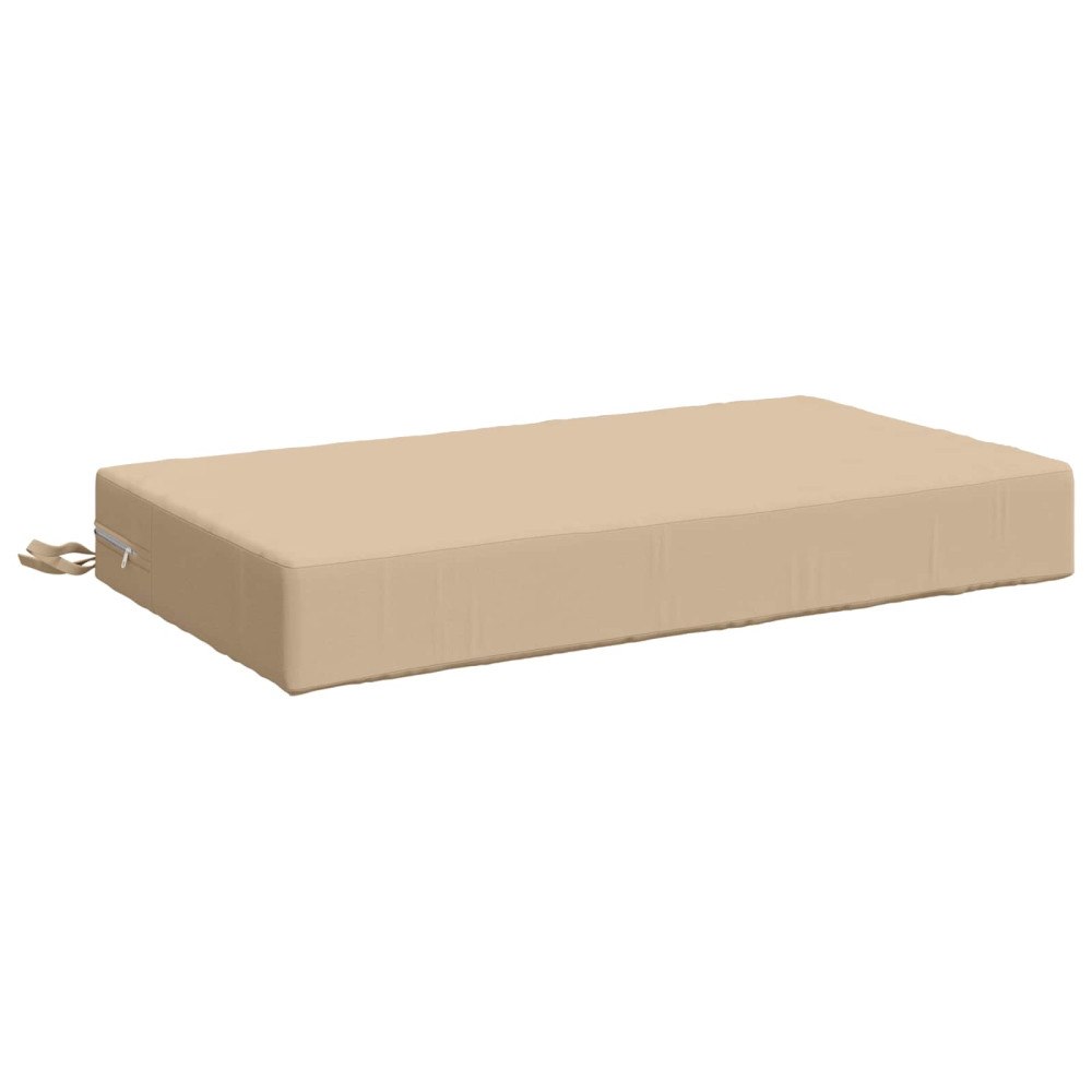 vidaXL Sittkudde SOEST 100% Polyester Gräddvit 70 x 40 x 10 cm