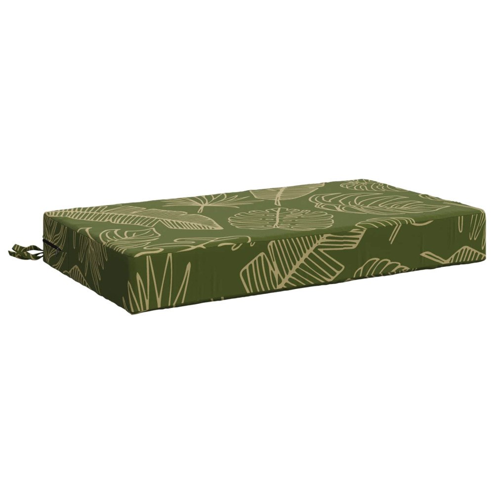 vidaXL Sittkudde SOEST 100% Polyester Bladdesign 70 x 40 x 10 cm