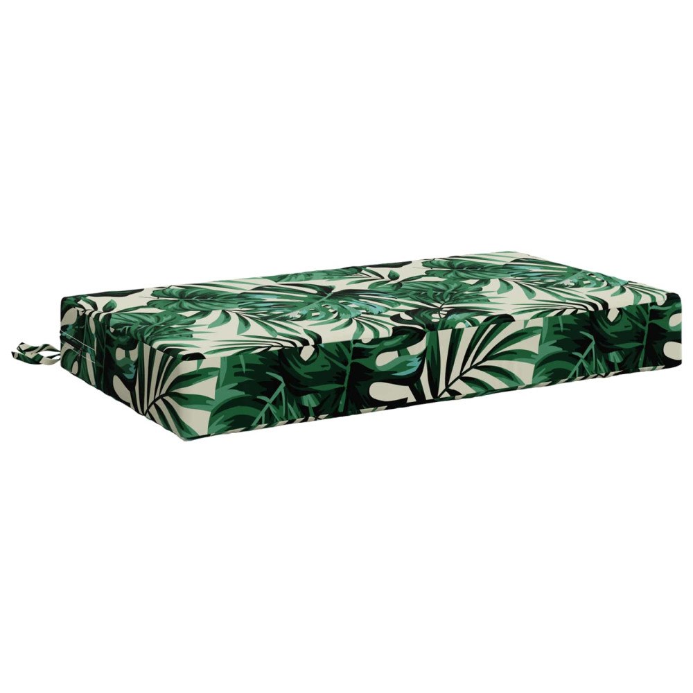 vidaXL Sittkudde SOEST 100% Polyester Bladmönster 70 x 40 x 10 cm