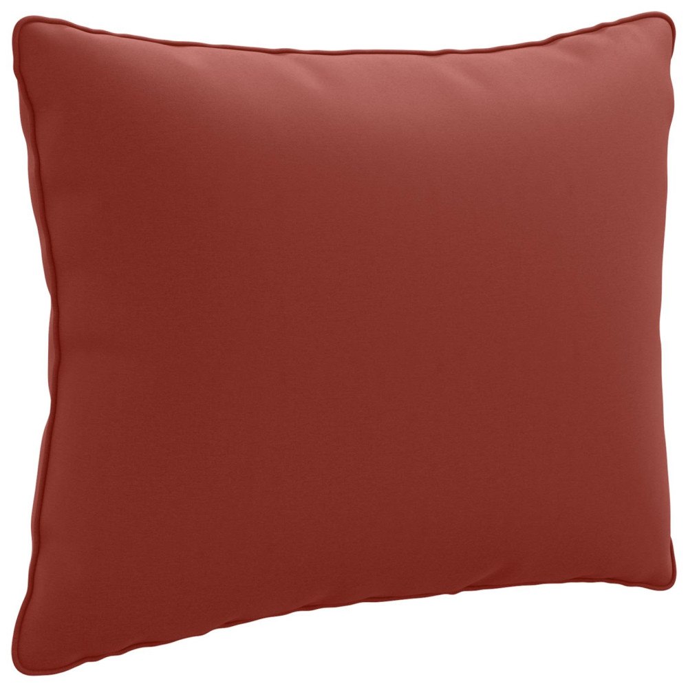 vidaXL 1-delad ryggkudde PUTTEN 100% Polyester Röd 50 x 40 x 15 cm