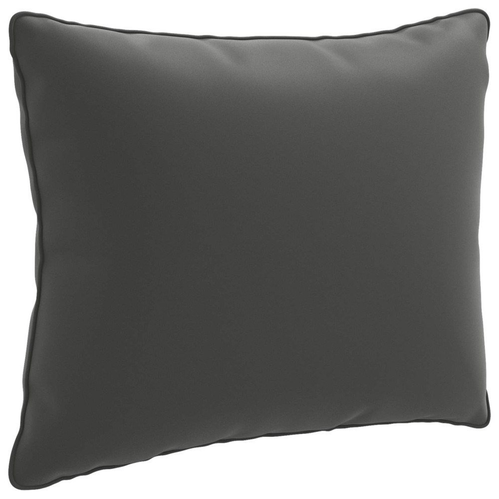 vidaXL 1-delad ryggkudde PUTTEN 100% Polyester Antracit
