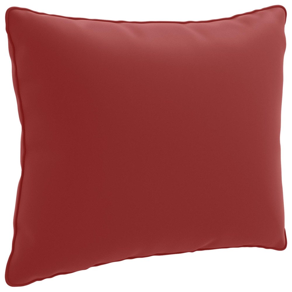 vidaXL 1-delad ryggkudde PUTTEN 100% Polyester Vinröd 50 x 40 x 15 cm