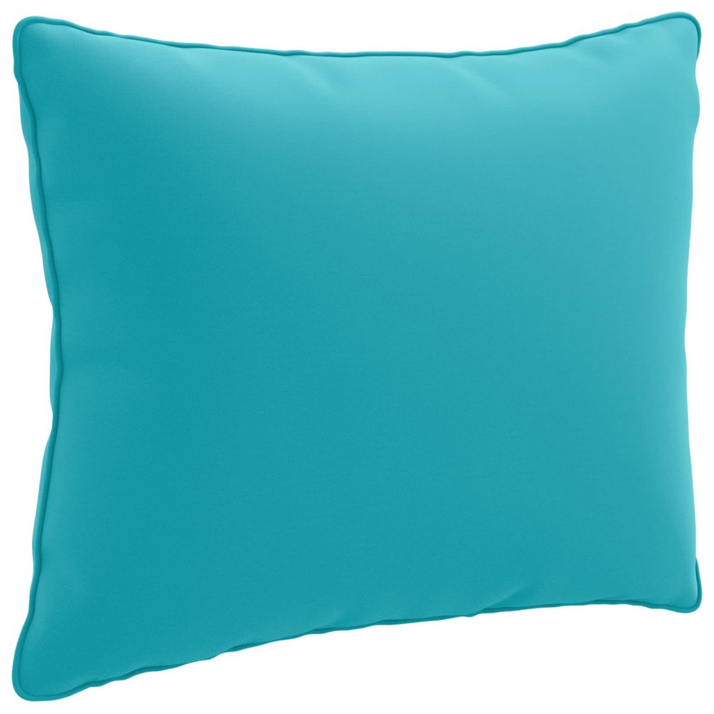 vidaXL 1-delad ryggkudde PUTTEN 100% Polyester Turkos 60 x 40 x 15 cm