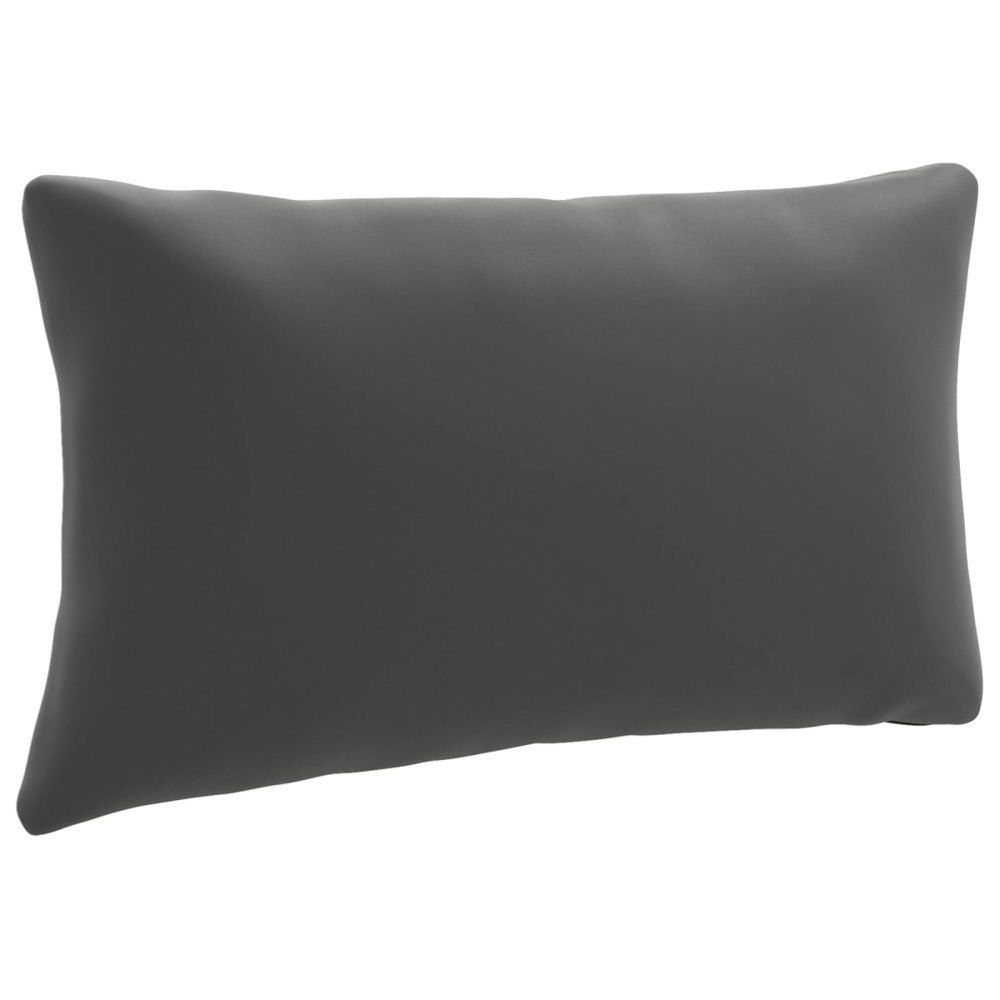 vidaXL 1-delad ryggkudde PUTTEN 100% Polyester Antracit