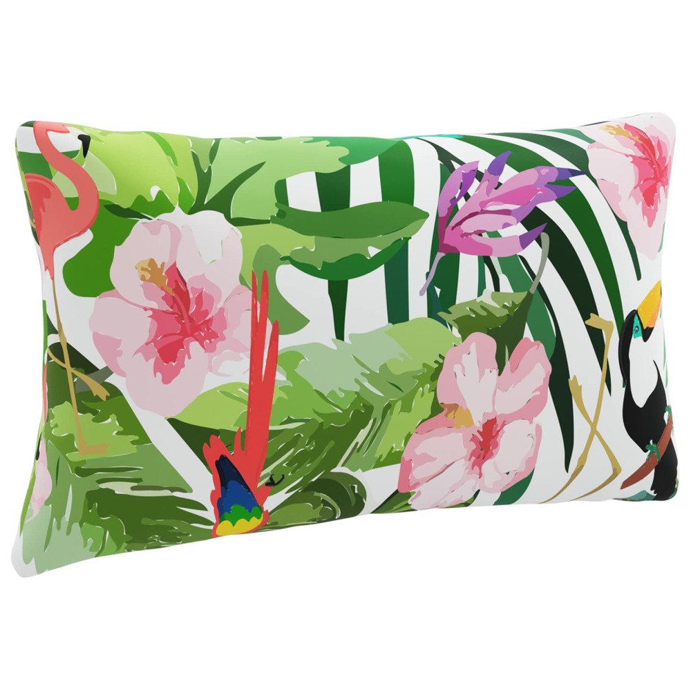 vidaXL 1-delad ryggkudde PUTTEN 100% Polyester Flerfärgsdesign